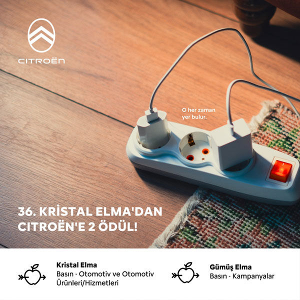 Citroën Türkiye Kristal Elma’dan 2 ödül birden aldı - 1. Resim