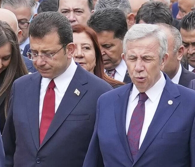 Ekrem İmamoğlu, Mansur Yavaş'ı ziyaret etti Ekrem İmamoğlu, Mansur Yavaş'ı ziyaret etti - 1. Resim