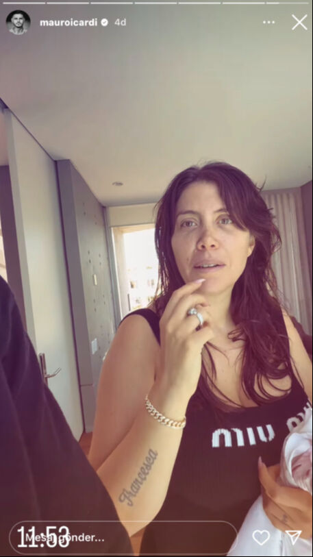 Mauro Icardi ve Wanda Nara buluştu! O anların videosu paylaşıldı - 1. Resim
