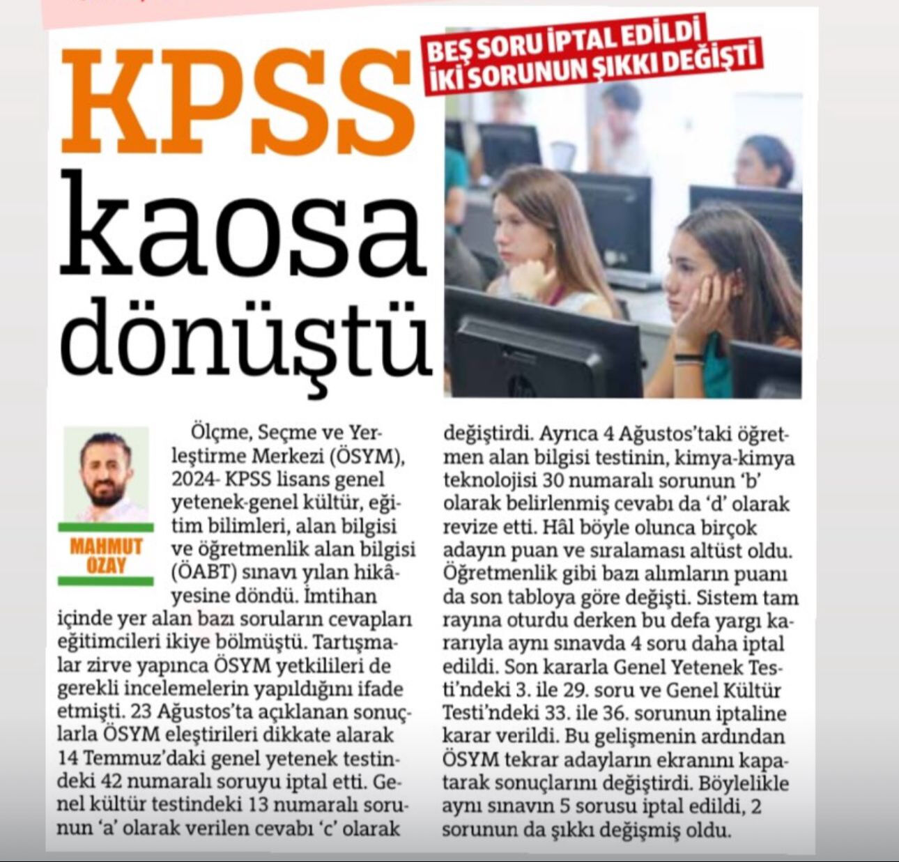 KPSS kaosu büyüyor! Soru iptali çok sayıda vatandaşı işinden etti - 1. Resim