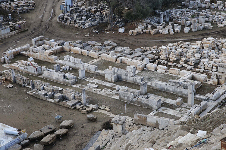 2 bin 250 yıllık alt yapı bugün yapılmış gibi! Muğla Stratonikeia Antik Şehri'nin kanalizasyonu bulundu - 3. Resim