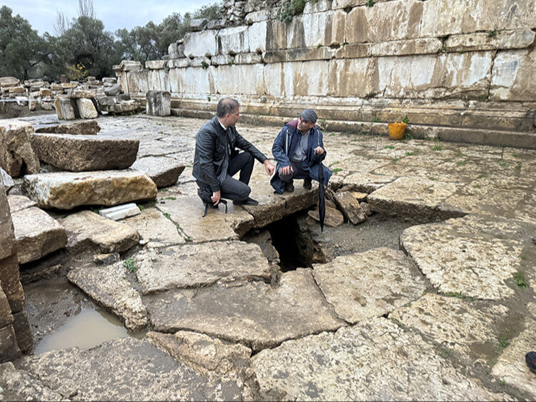 2 bin 250 yıllık alt yapı bugün yapılmış gibi! Muğla Stratonikeia Antik Şehri'nin kanalizasyonu bulundu - 2. Resim