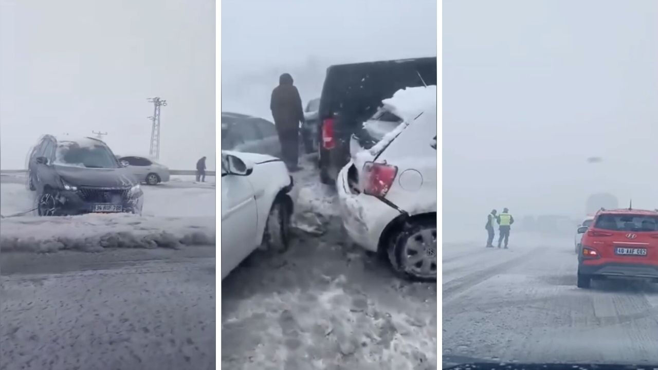 AFAD'dan kritik uyarı! Kar yolları kapadı, TEM'de çok sayı araç birbirine girdi AFAD'dan kritik uyarı! Kar yolları kapadı, Adana Büyükşehir Belediye Başkanı Zeydan Karalar yolda kaldı - 6. Resim