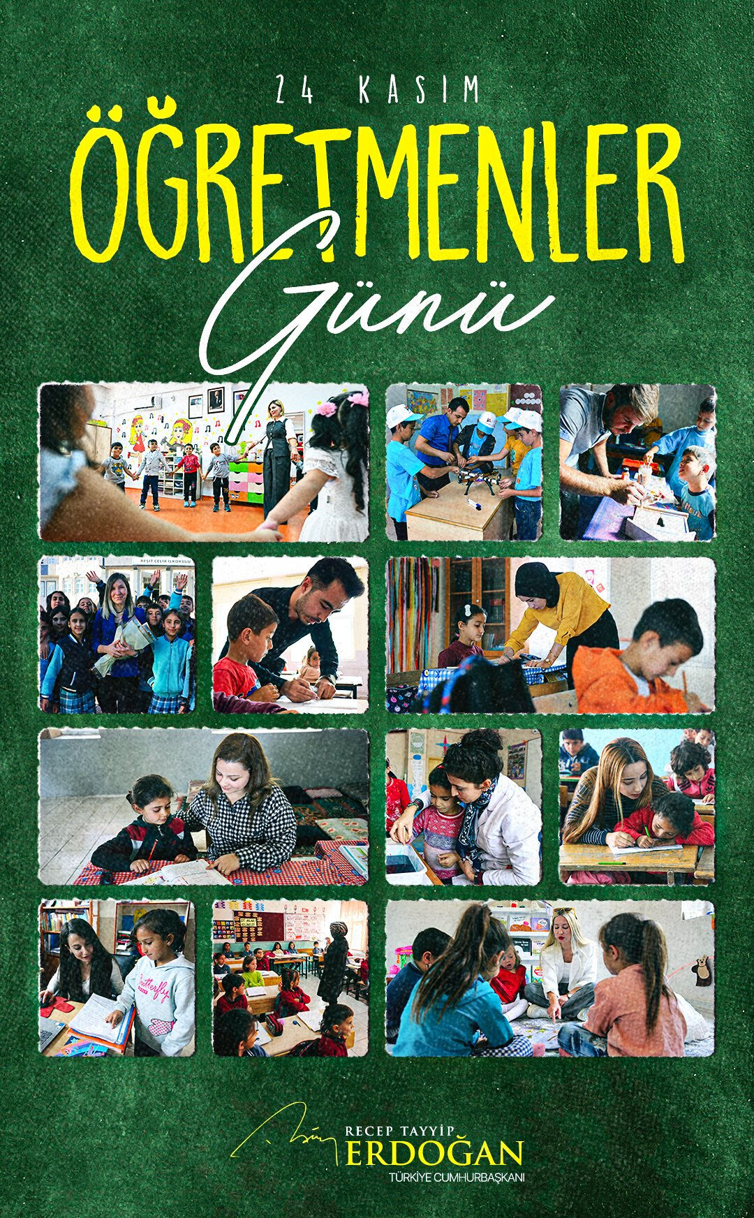 Cumhurbaşkanı Erdoğan'dan Öğretmenler Günü mesajı - 1. Resim