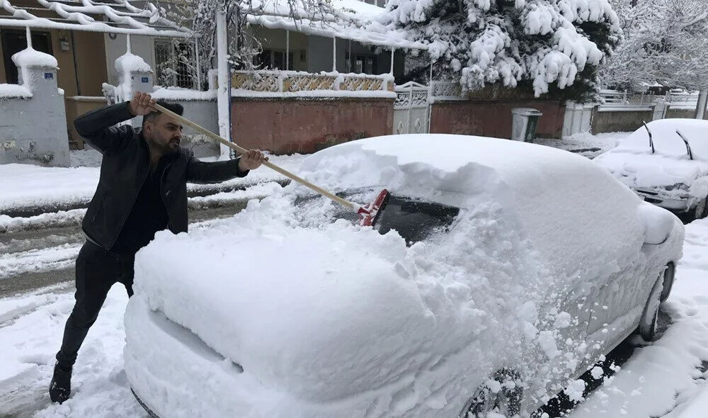 11 ilde sarı kodlu uyarı verildi! Hangi illerde kar yağacak? 11 ilde sarı kodlu uyarı verildi! Hangi illerde kar yağacak? - 1. Resim