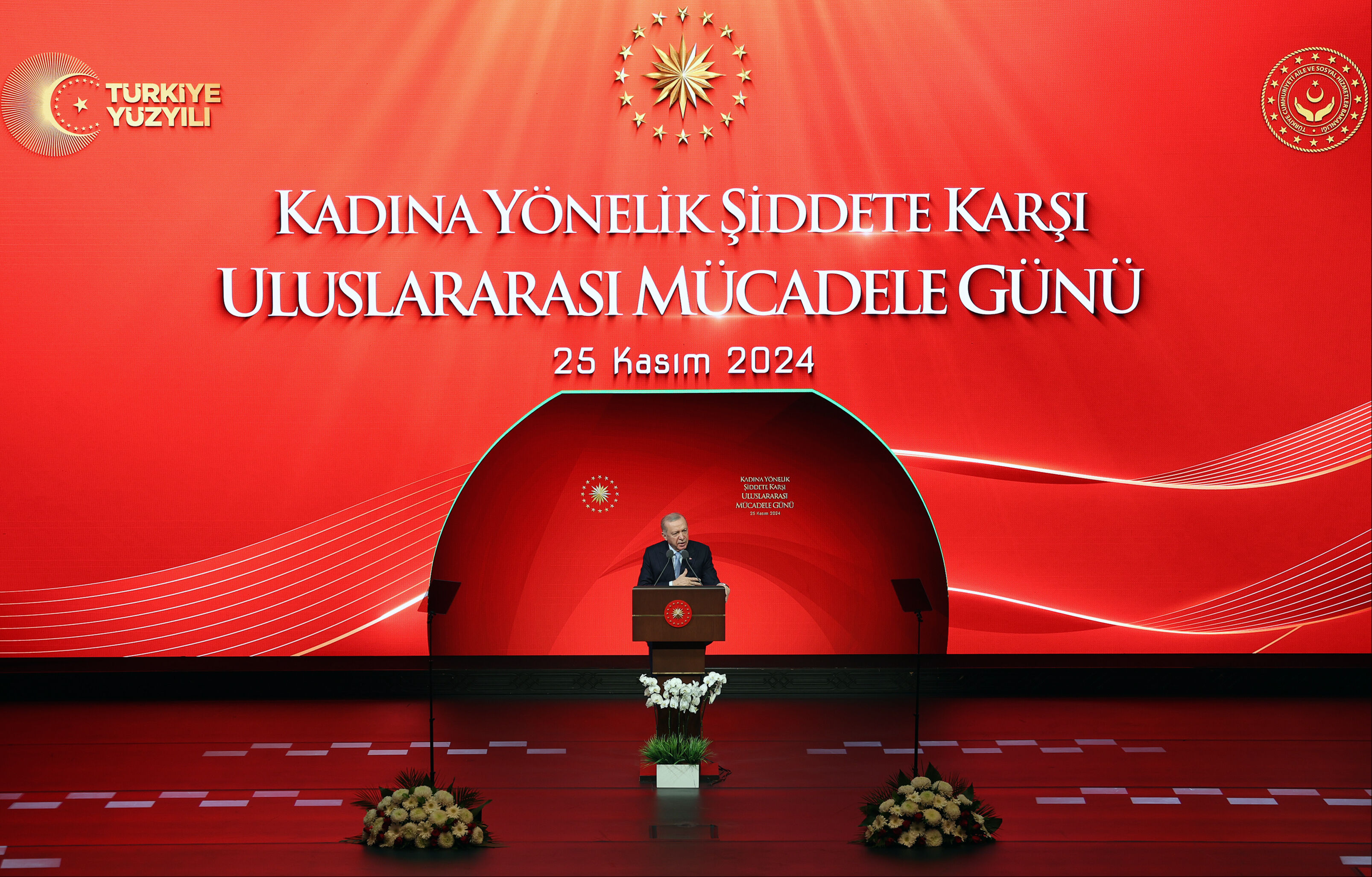 Erdoğan'dan 'kadına şiddet' konusunda net uyarı! 
