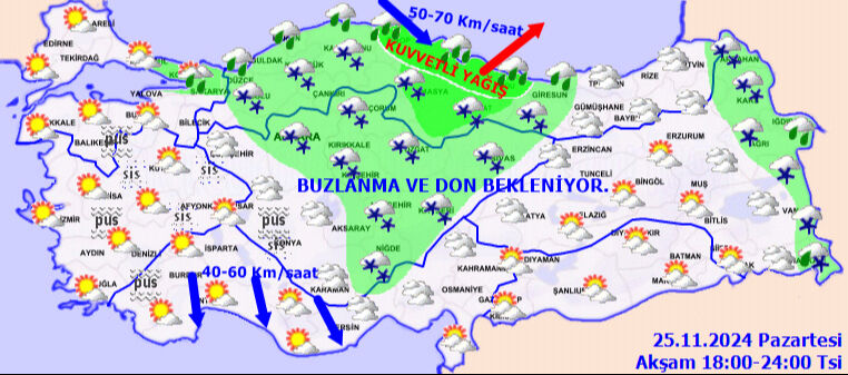 Meteoroloji İstanbul dahil çok sayıda ili uyardı! Kuvvetli sağanak geliyor, kar yağışı ülkeyi sardı Meteoroloji İstanbul dahil çok sayıda ili uyardı! Kuvvetli sağanak geliyor, kar yağışı ülkeyi sardı - 1. Resim