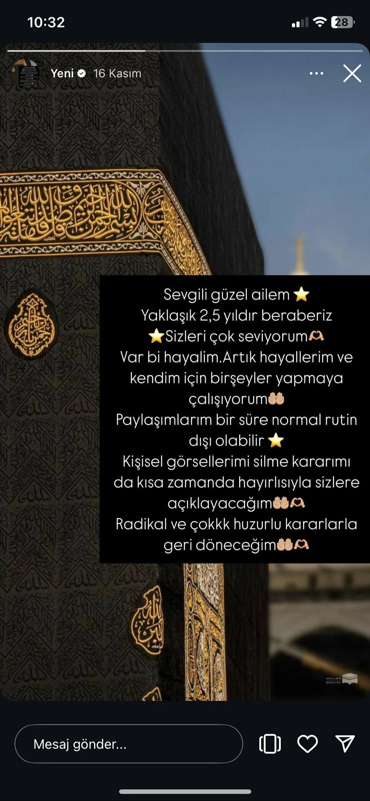 Yaren Dağ her şeyi sildi, tesettüre girdi! Son hali şaşırttı Yaren Dağ her şeyi sildi, tesettüre girdi! Son hali şaşırttı - 3. Resim