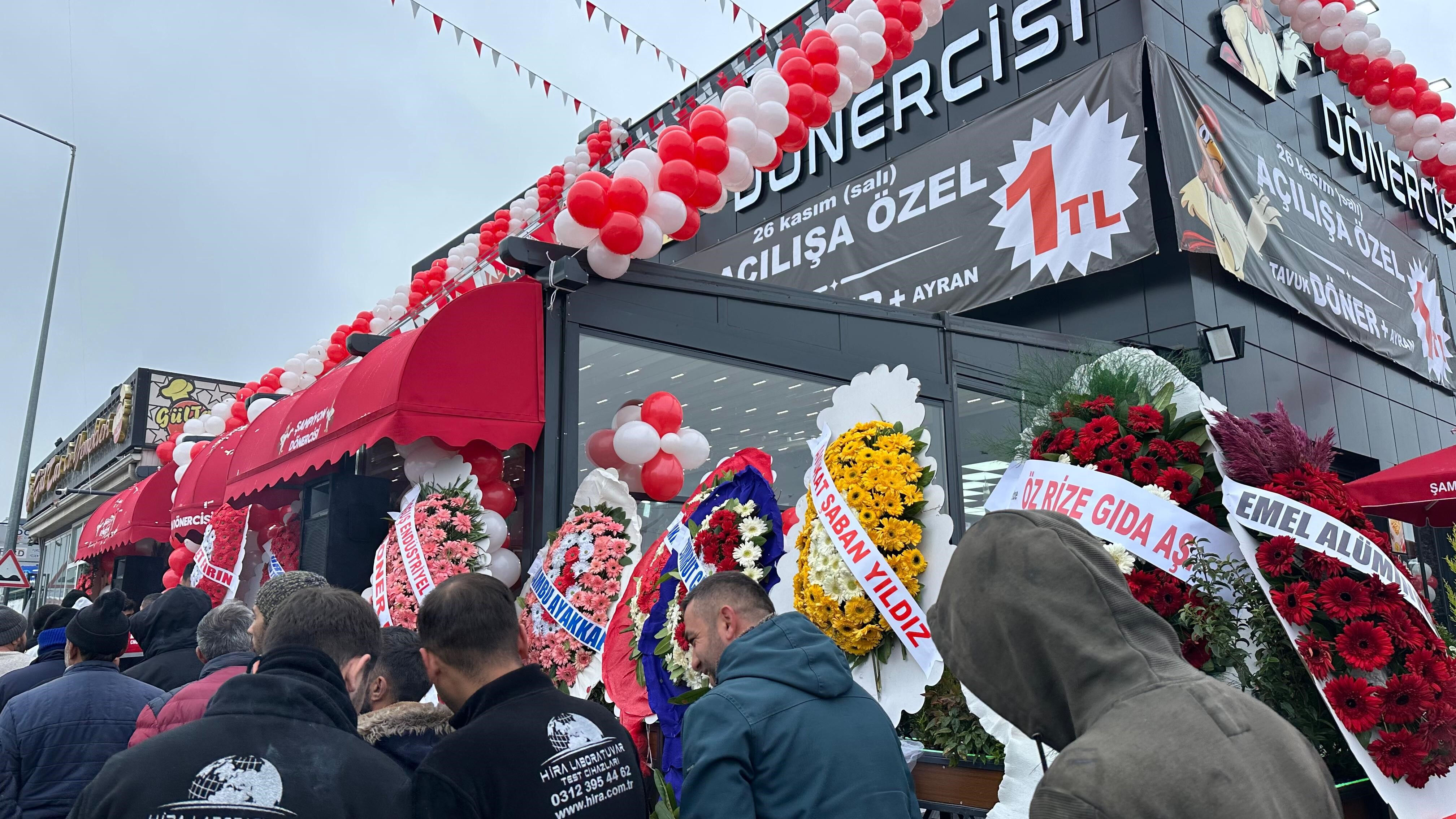 özbey Ayran Gmbh & Co. Kg Getränkegroßhandel Döner, ayran 1 TL'den satışa sunuldu! 1 ton döner 3 saatte tükendi
