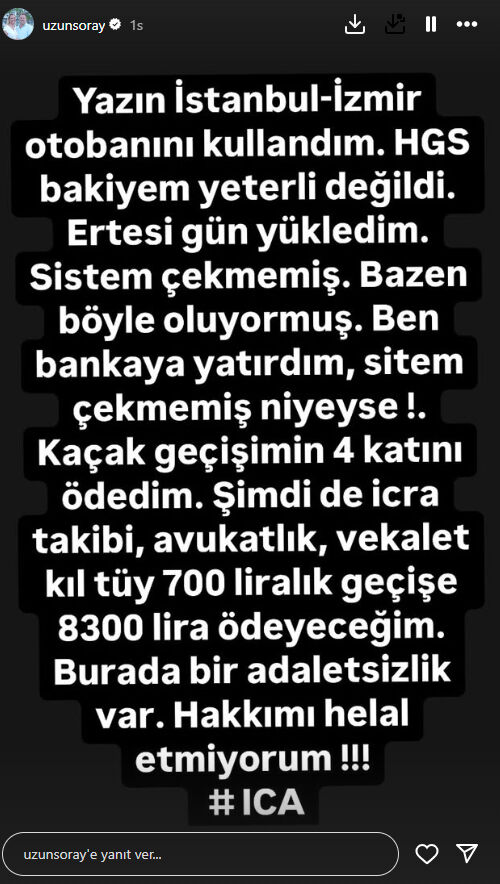 Şoray Uzun ödeyeceği HGS ücretini paylaşıp isyan etti! Rakam şoke etti - 3. Resim