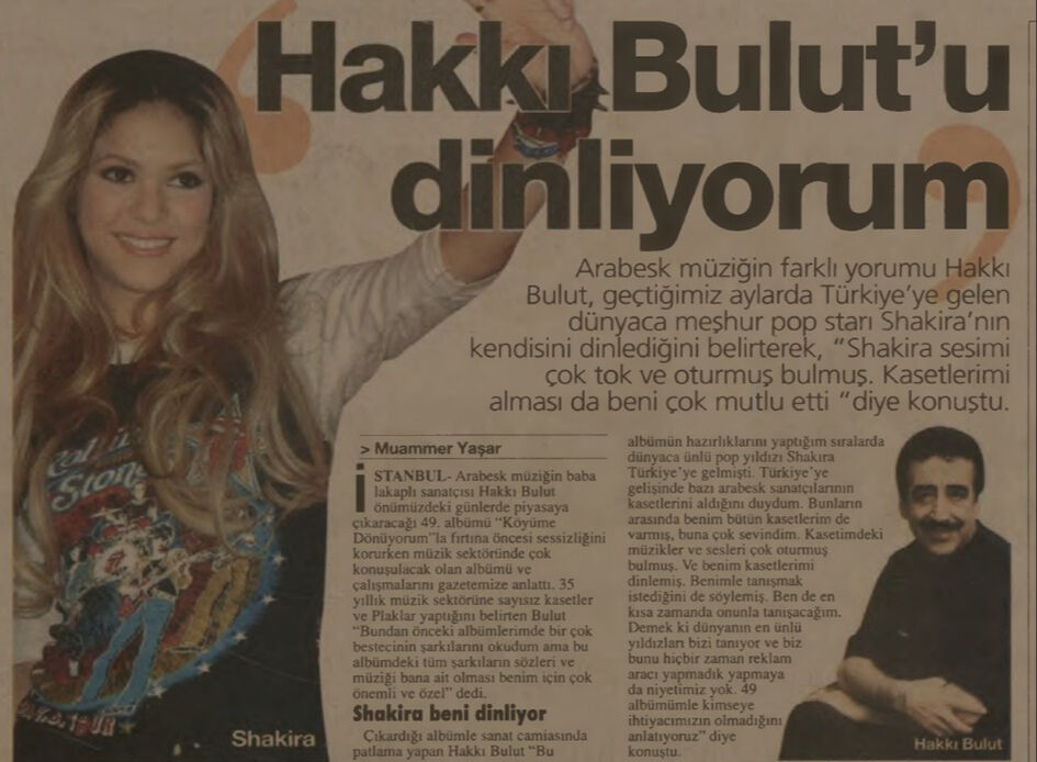 BİR ZAMANLAR TÜRKİYE — Hakkı Bulut: Sharika beni dinliyor (1 Haziran 2002) - 1. Resim