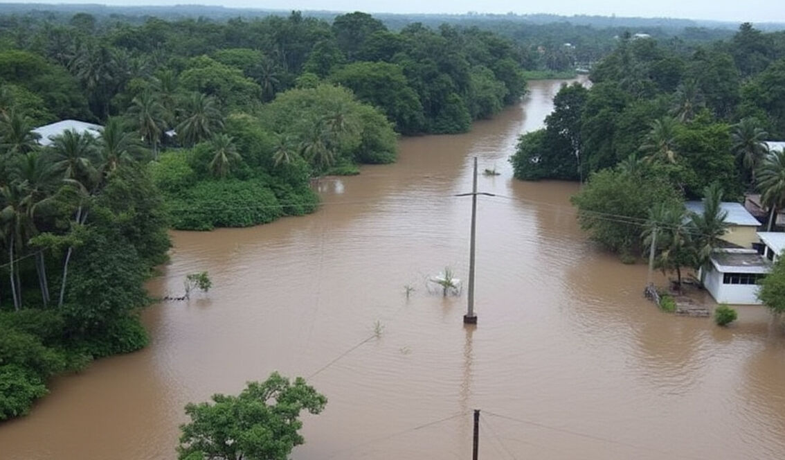 Sri Lanka'yı vuran sağanak yağış çok sayıda can aldı! Bölgede acil durum alarmı verildi Sri Lanka'yı vuran sağanak yağış çok sayıda can aldı! Bölgede acil durum alarmı verildi - 1. Resim