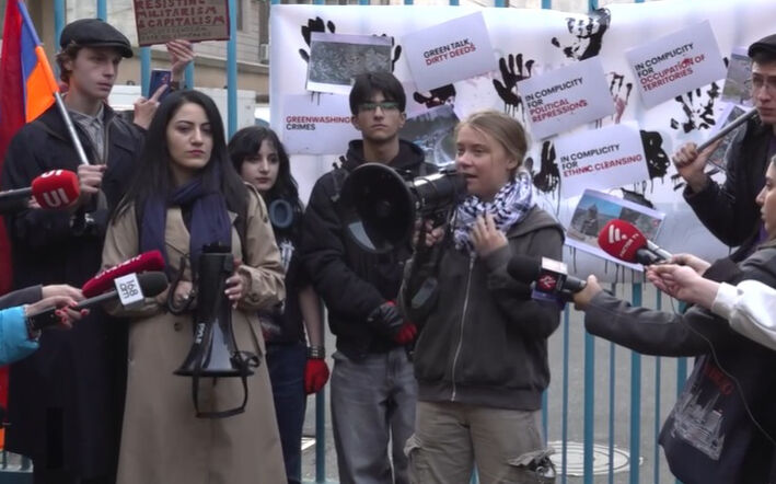 Türkiye'ye gelen Greta Thunberg'den skandal Kürdistan paylaşımı! Hadsizlikte sınır tanımadı Türkiye'ye gelen Greta Thunberg'den skandal Kürdistan paylaşımı! Hadsizlikte sınır tanımadı - 1. Resim