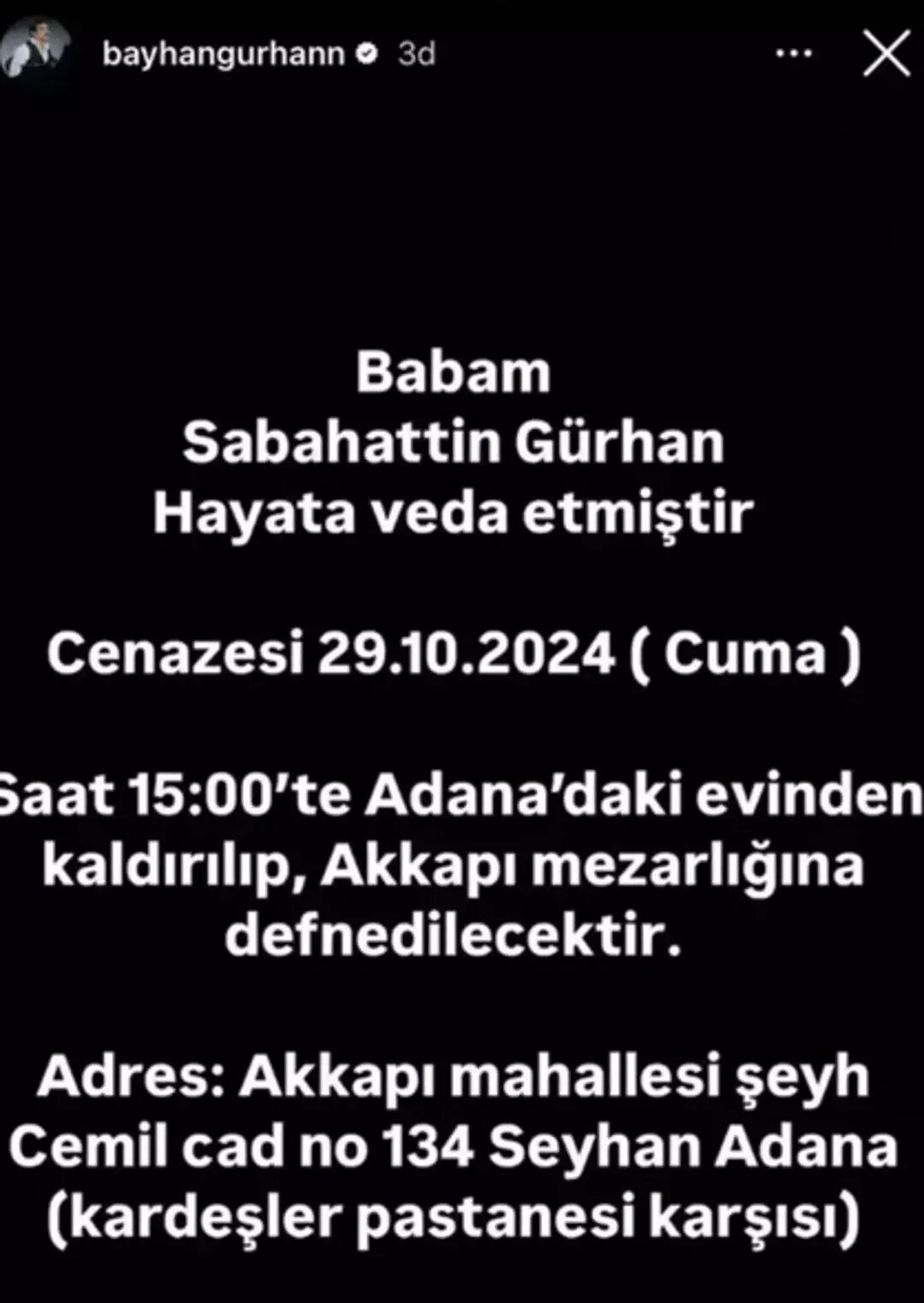 Ünlü şarkıcı Bayhan acı haberi duyurdu! Sevenleri yasa boğuldu - 2. Resim