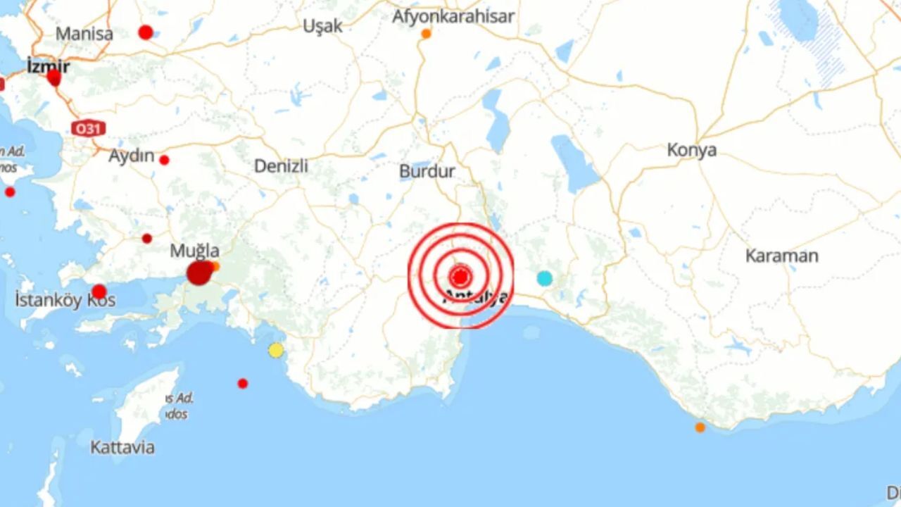 Antalya&#039;da fay hattı var mı, nereden geçiyor? Antalya&#039;da 29 Kasım&#039;da 4.8 büyüklüğünde deprem meydana geldi!