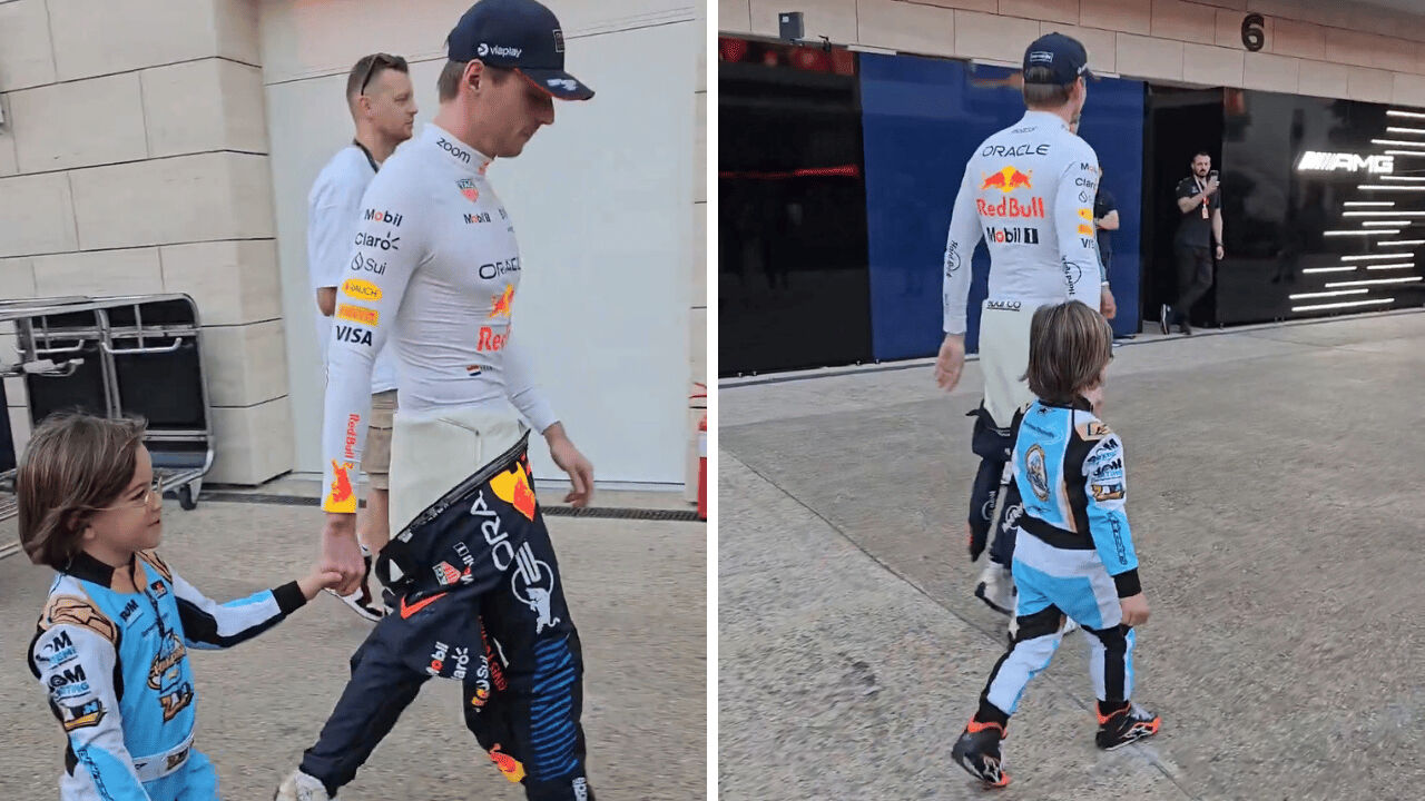 Dünya şampiyonu Max Verstappen, Zayn'e Redbull garajını gezdirdi! - 1. Resim