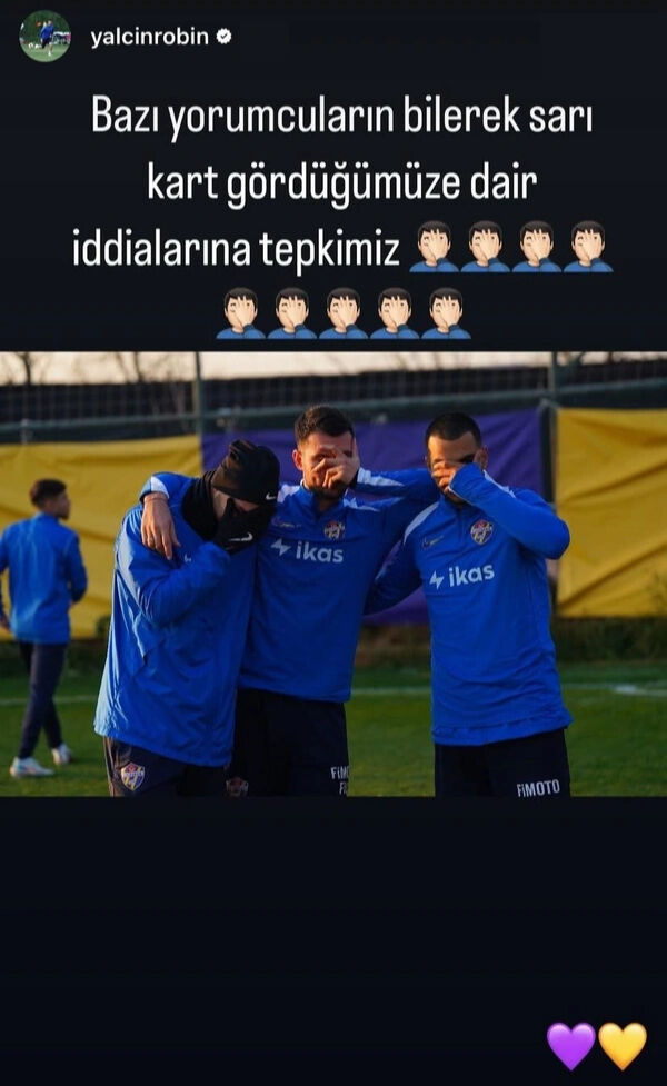 Galatasaray maçı öncesi Robin Yalçın'dan olay paylaşım! - 1. Resim