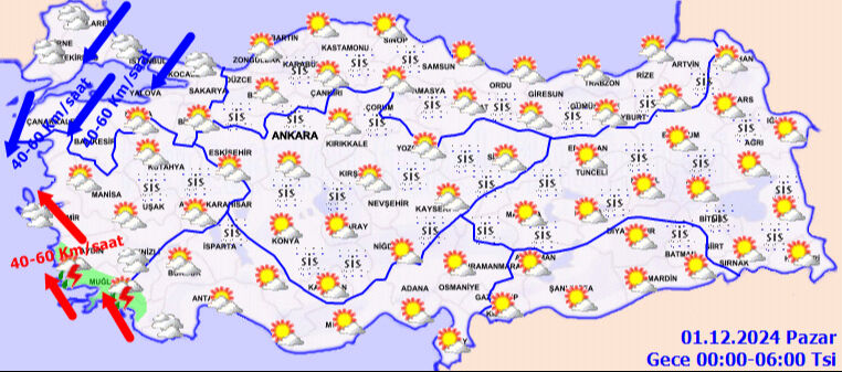 Meteoroloji'den kuvvetli sağanak, fırtına ve kar uyarısı! Saat verildi, seferler bir bir iptal ediliyor - 7. Resim