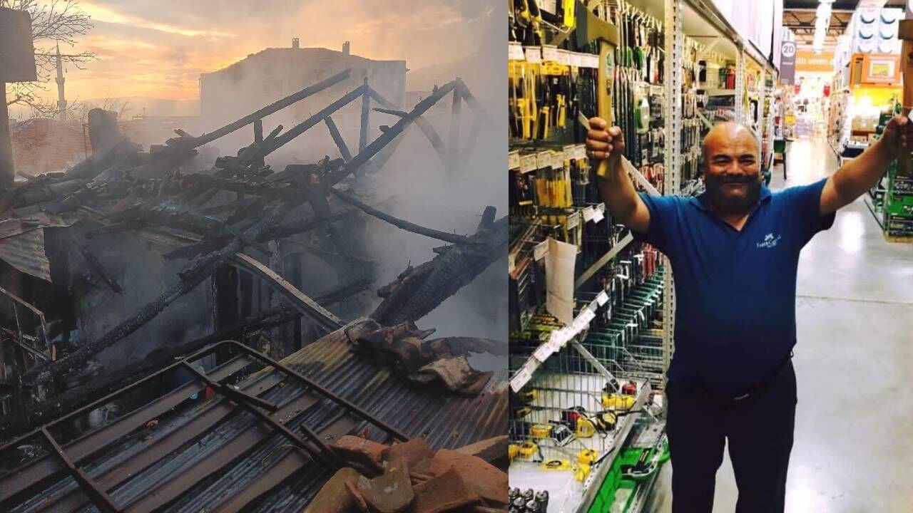 Manisa'da ev yangını! Bir kişi hayatını kaybetti - 3. Resim