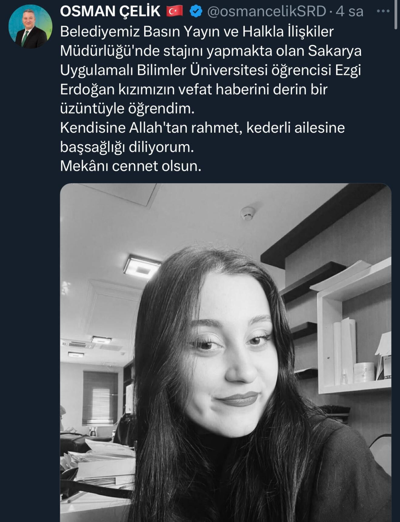 Sakarya'da üniversite öğrencisi Ezgi Erdoğan yatağında ölü bulundu - 2. Resim