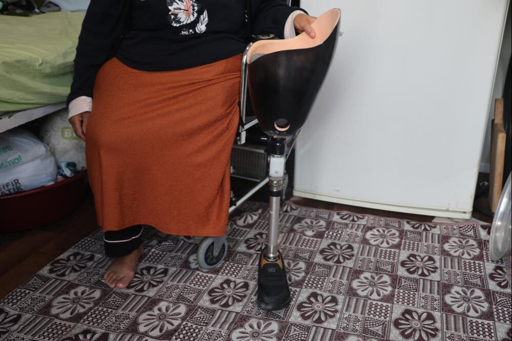Depremde kızını, eşini ve bacağını kaybetmişti! Protez bacak için yıkan haber - 4. Resim