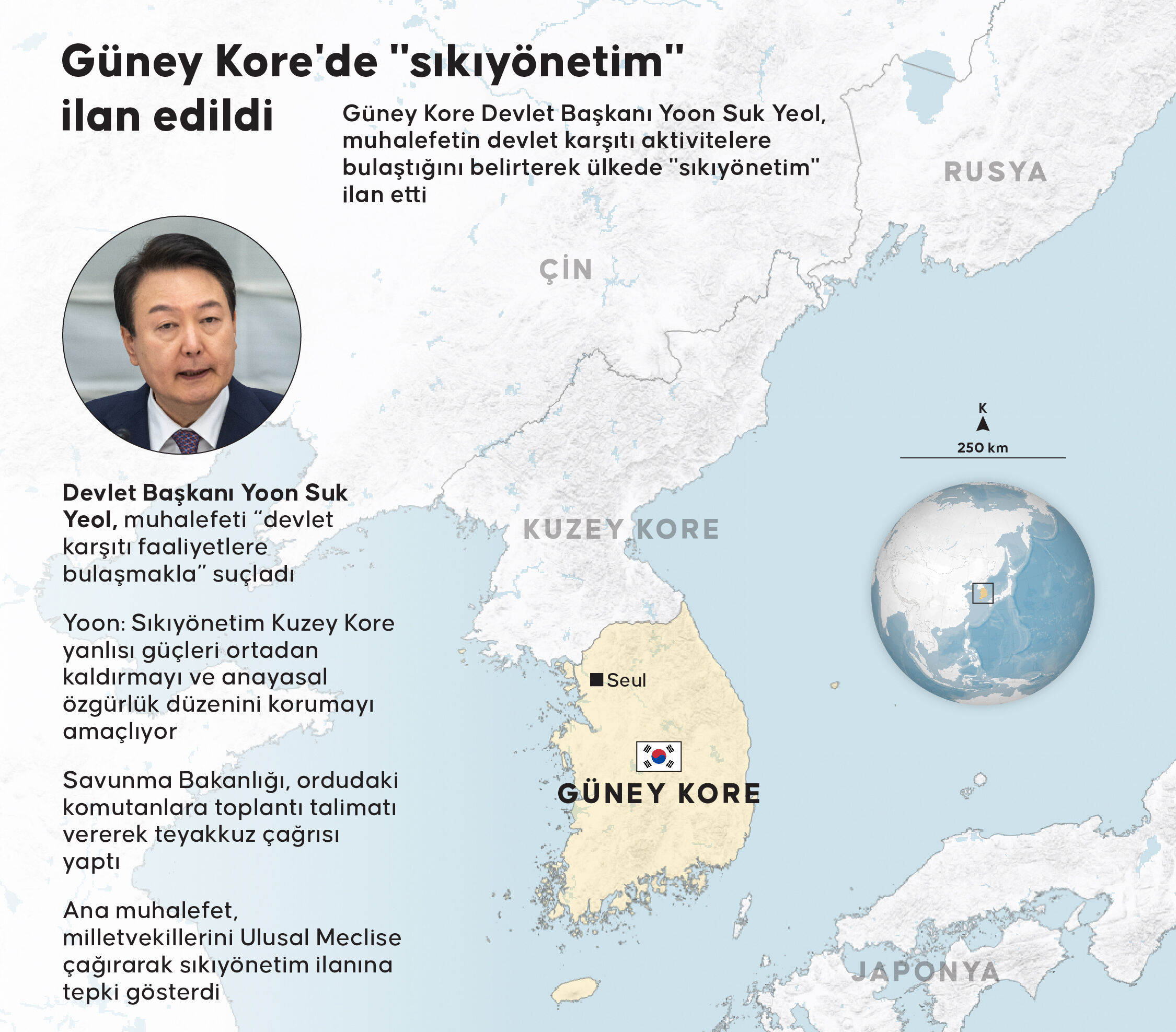 Güney Kore'de muhalefet lideri Lee'den halka 'direnin' çağrısı! Darbe girişimine video mesajla karşı koydu - 2. Resim