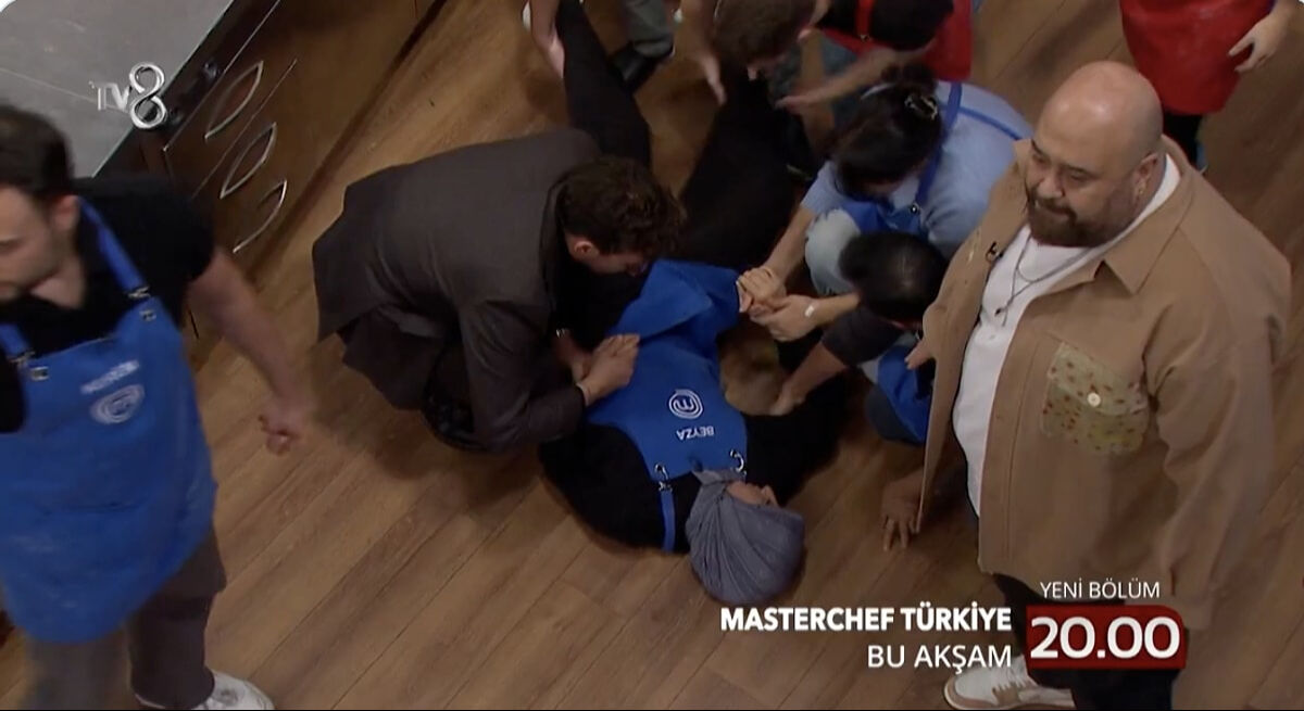 Masterchef'te korku dolu anlar! Beyza bir anda yere yığıldı - 2. Resim