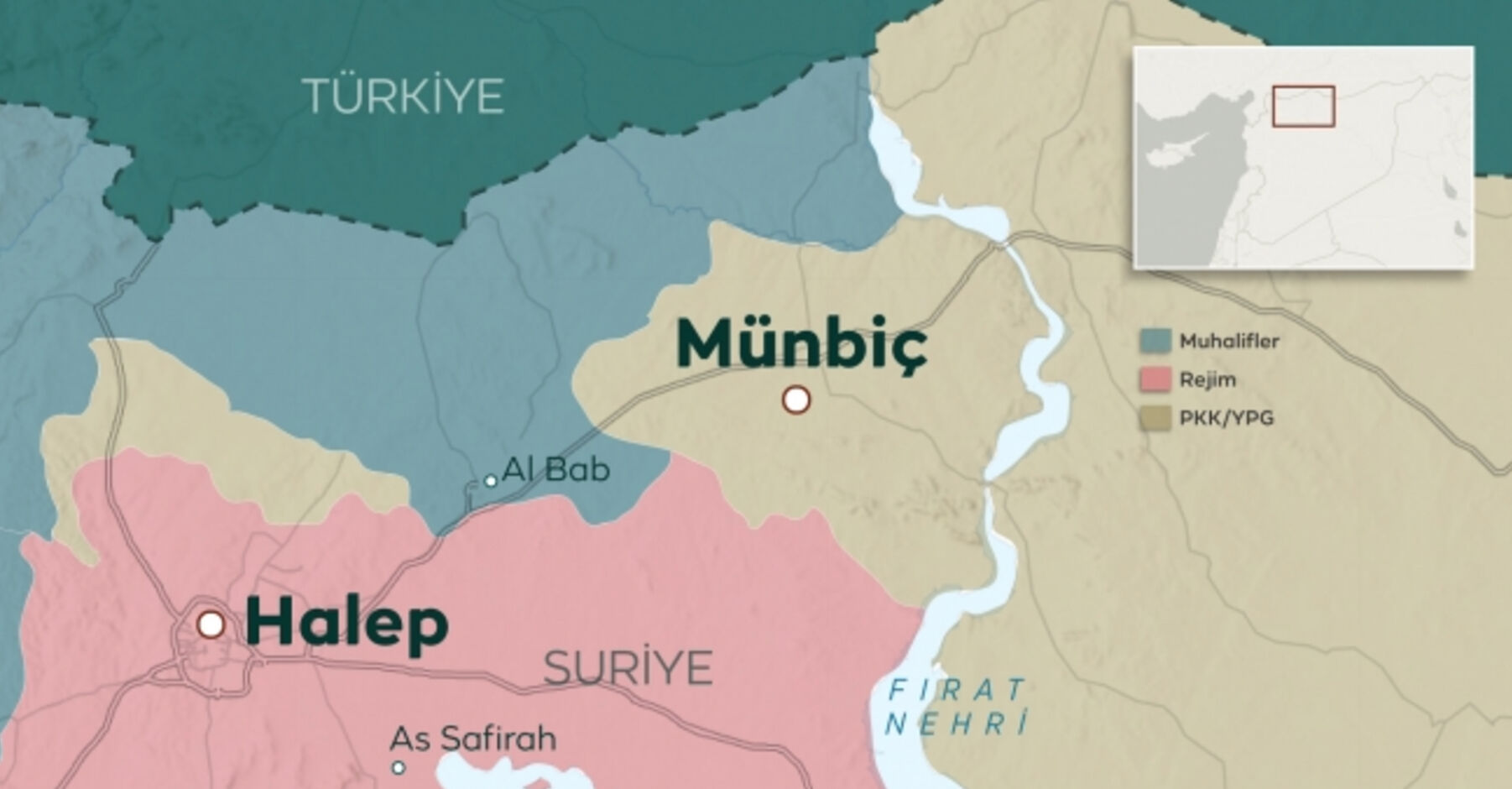 Münbiç nerede, nereye bağlıdır? Bahçeli: ''Tel Rıfat temizlendi sıra Münbiç'te