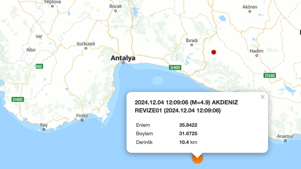 Antalya&#039;da deprem! Antalya, Alanya deprem bölgesi mi? Evimin altından fay hattı geçiyor mu?