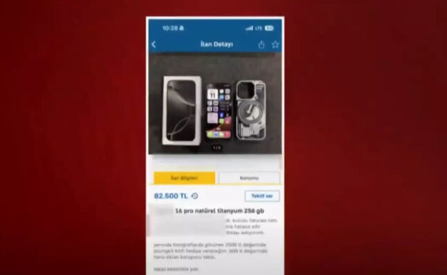 Dolandırıcılardan yeni tezgah! 82 bin TL'lik telefonu 393 TL'ye aldı Dolandırıcılardan yeni tezgah! 82 bin TL'lik telefonu 393 TL'ye aldı - 2. Resim
