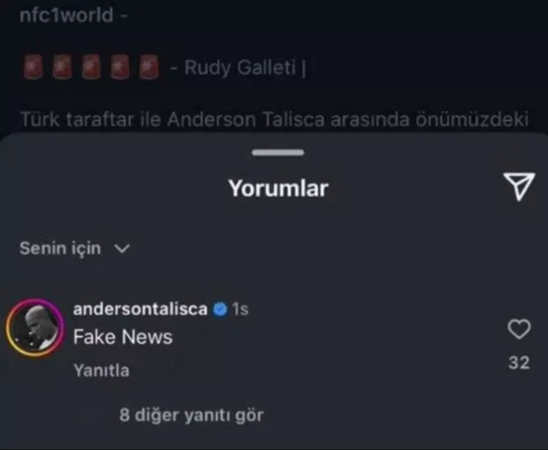 Fenerbahçe ile anılıyordu! Anderson Talisca'dan 'fake news' cevabı - 3. Resim