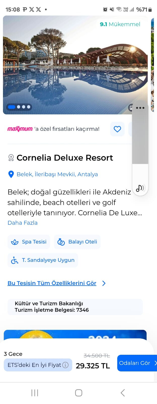 Güneyde golfçüler, kuzeyde kayakçılar... Lüks otellerde yer kalmadı - 1. Resim