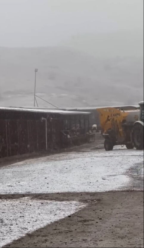 Meteoroloji uyarmıştı, Çankırı'da kar başladı - 2. Resim
