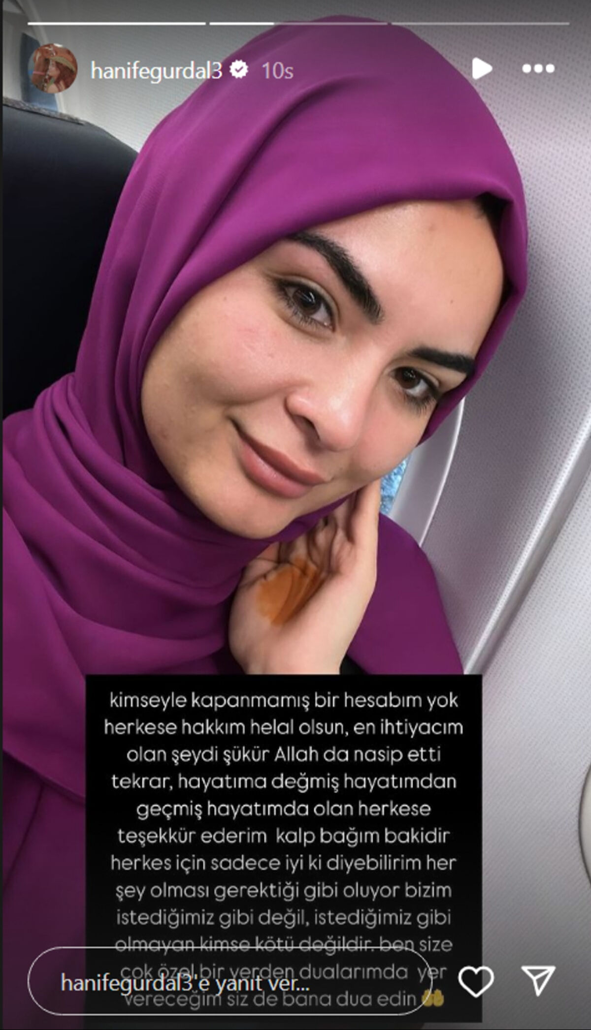 Hanife Gürdal Umre'ye gitti! Tesettürlü pozu gündem oldu - 1. Resim