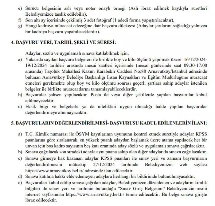 İki belediye peş peşe açıkladı! 60 KPSS puanı ile çok sayıda alım yapılacak - 10. Resim