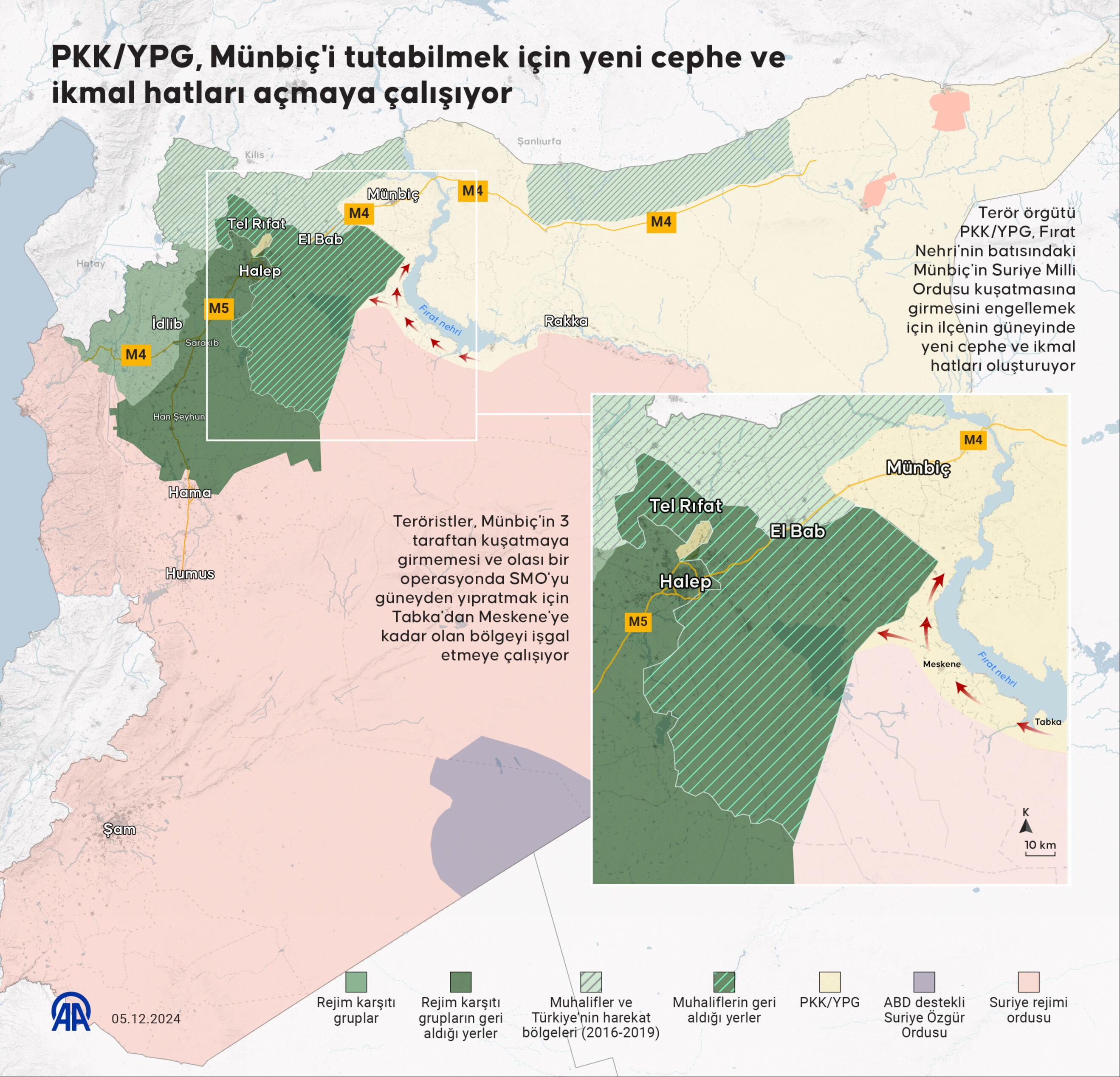 PKK, Suriyeli muhalifler tarafından kuşatılmamak için yeni cephe açıyor PKK, Suriyeli muhalifler tarafından kuşatılmamak için yeni cephe açıyor - 1. Resim