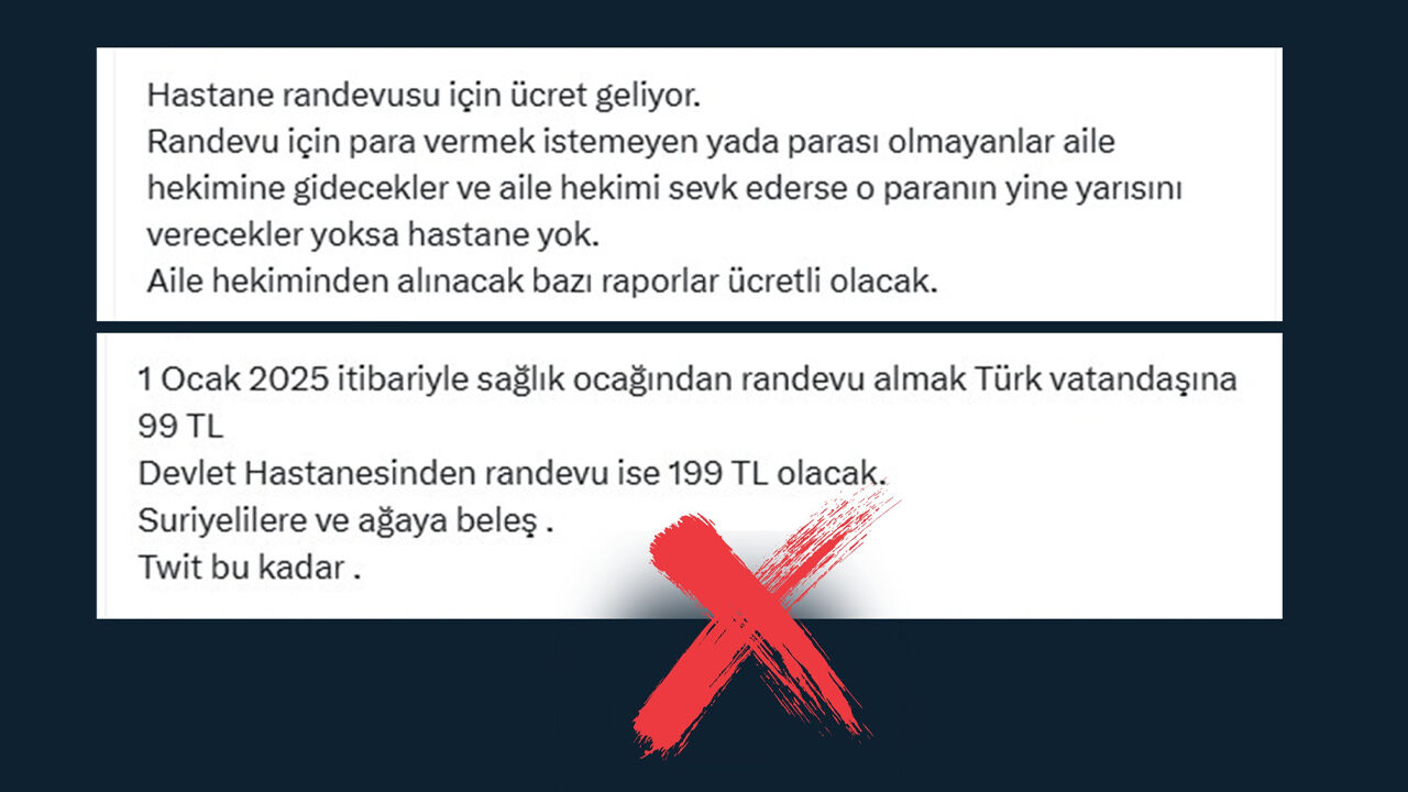 Sağlık ocağından randevu almak 99 lira mı olacak? DMM'den o iddialara yalanlama - 1. Resim