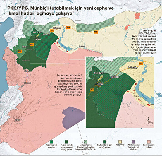 Sıradaki hedef Münbiç... SMO,PKK/PYDnin kalesine operasyon başlattı - 2. Resim