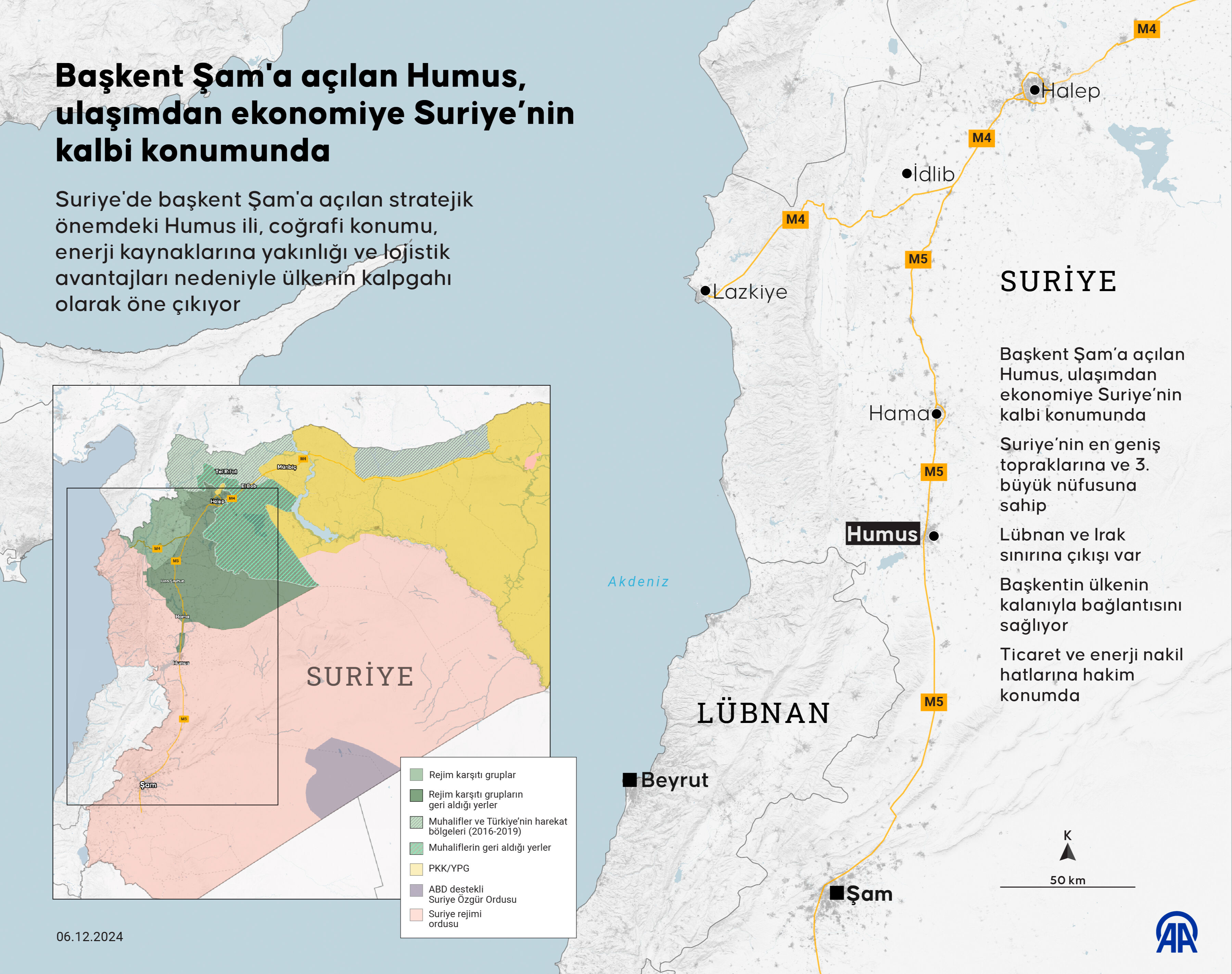 Suriye'de tarihi günler! Hama'yı ele geçiren muhalifler adım adım Şam'a ilerliyor - 1. Resim