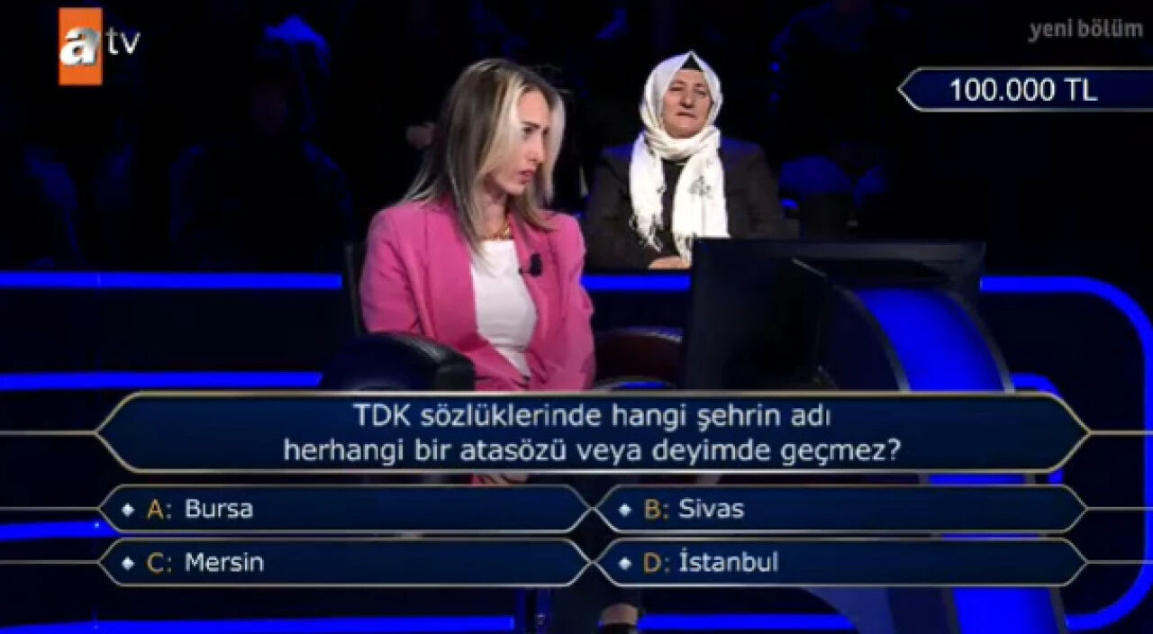 TDK sözlüklerinde hangi şehrin adı herhangi bir atasözü veya deyimde geçmez? Kim Milyoner Olmak İster’de gündem oldu  - 1. Resim