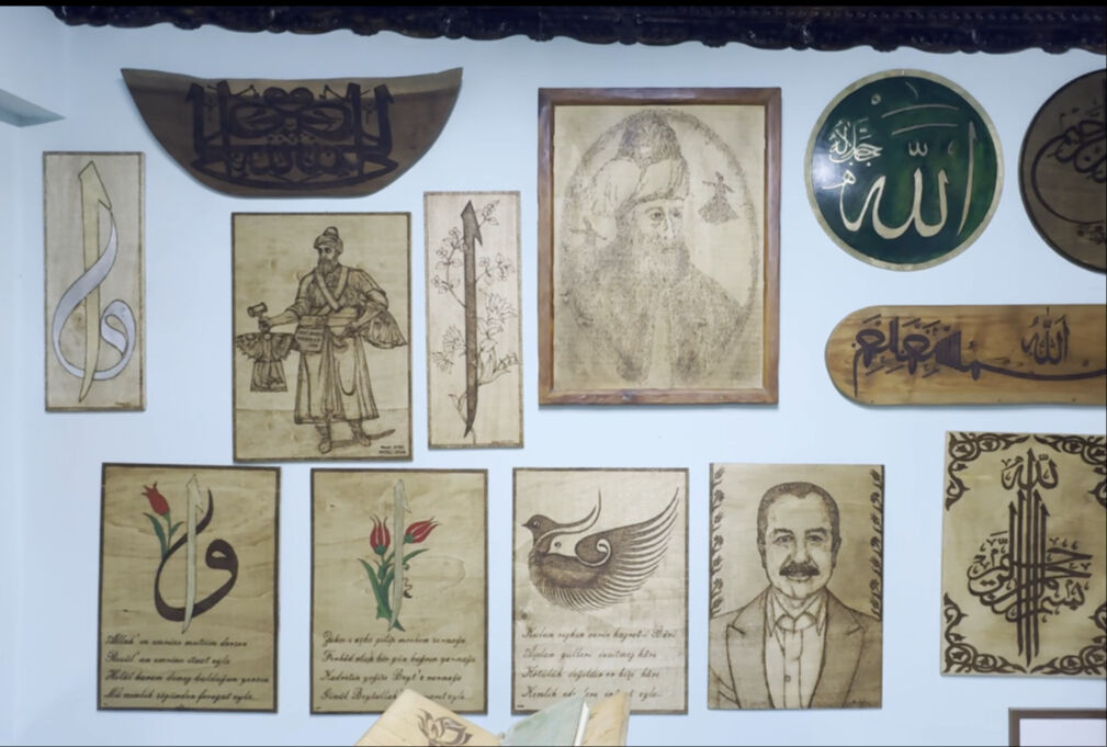 Fransa'dan ezan sesi duymak için döndü! Kayseri'de ahır olarak kullanılan konağı sanat atölyesine dönüştürdü - 3. Resim