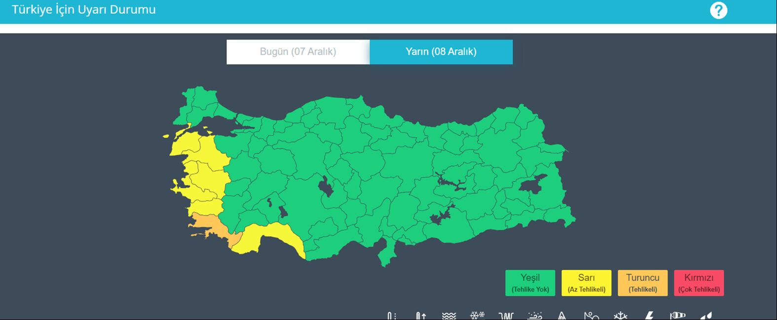 Sağanak, kar, lodos... Meteoroloji sarı ve turuncu kodla uyardı, günlerce sürecek Sağanak, kar, lodos... Meteoroloji sarı ve turuncu kodla uyardı, günlerce sürecek - 1. Resim
