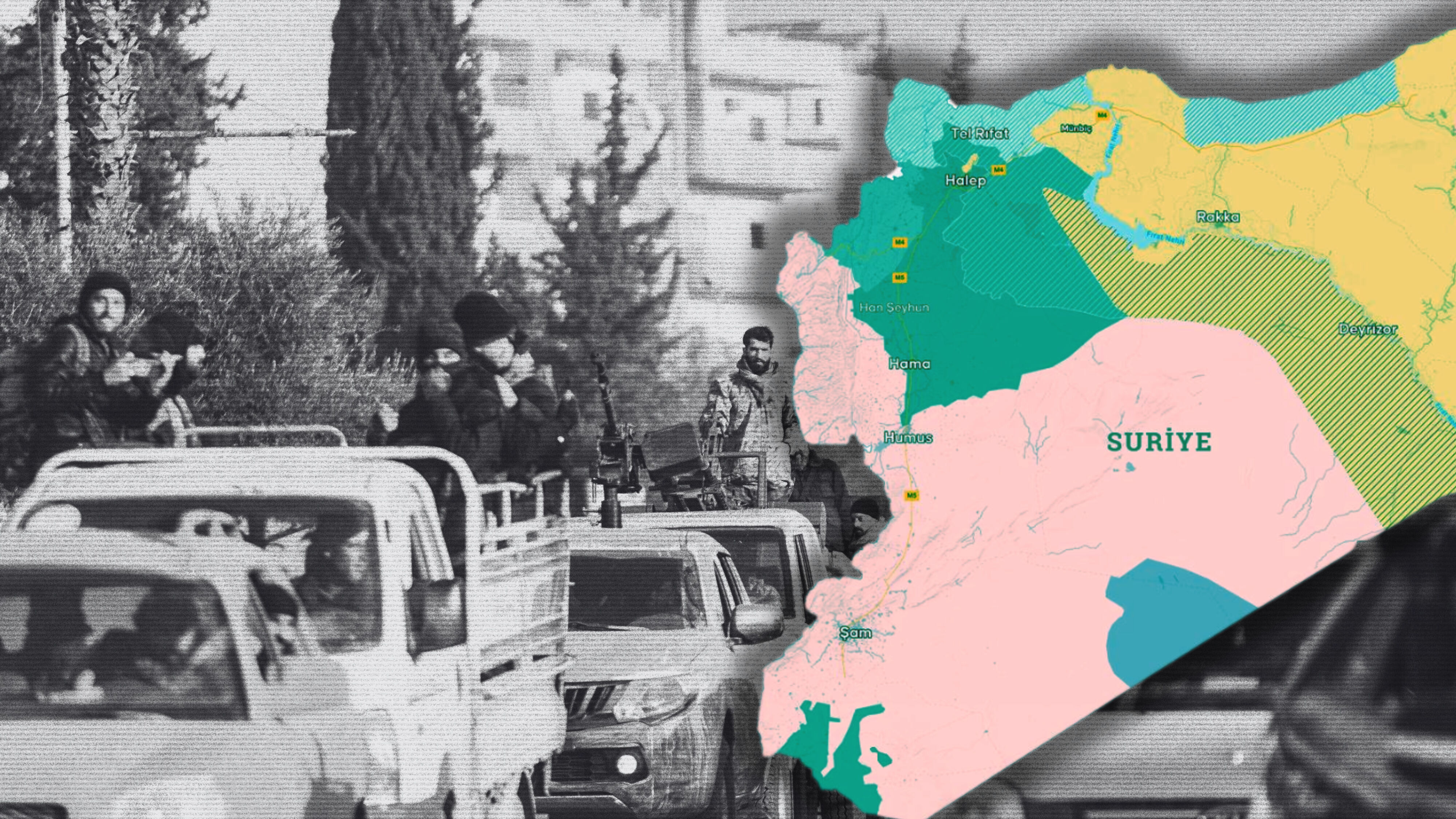 Suriye'de PKK ve DEAŞ tehdidi! Esad rejiminin çekildiği bölgelerde işgal - 1. Resim