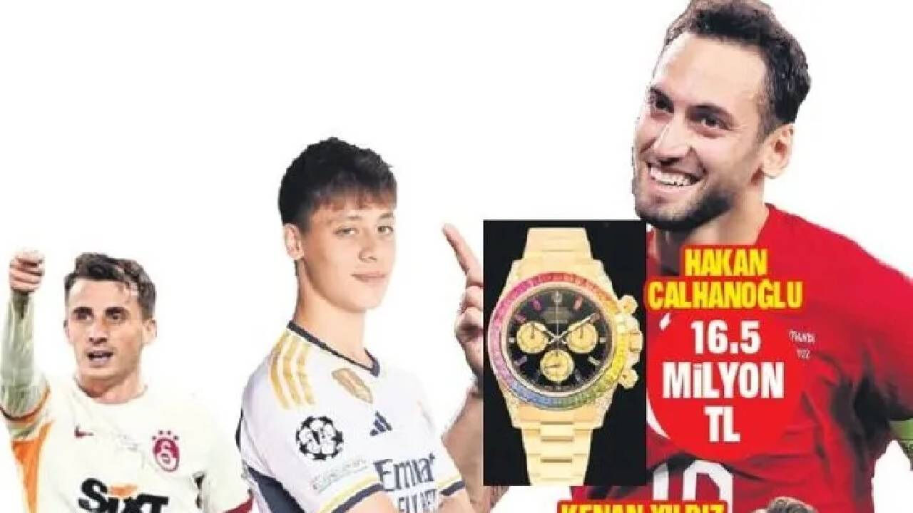 Daire fiyatına saat aldı! Hakan Çalhanoğlu’nun pırlanta işlemeli saatinin ücreti şoke etti - 2. Resim