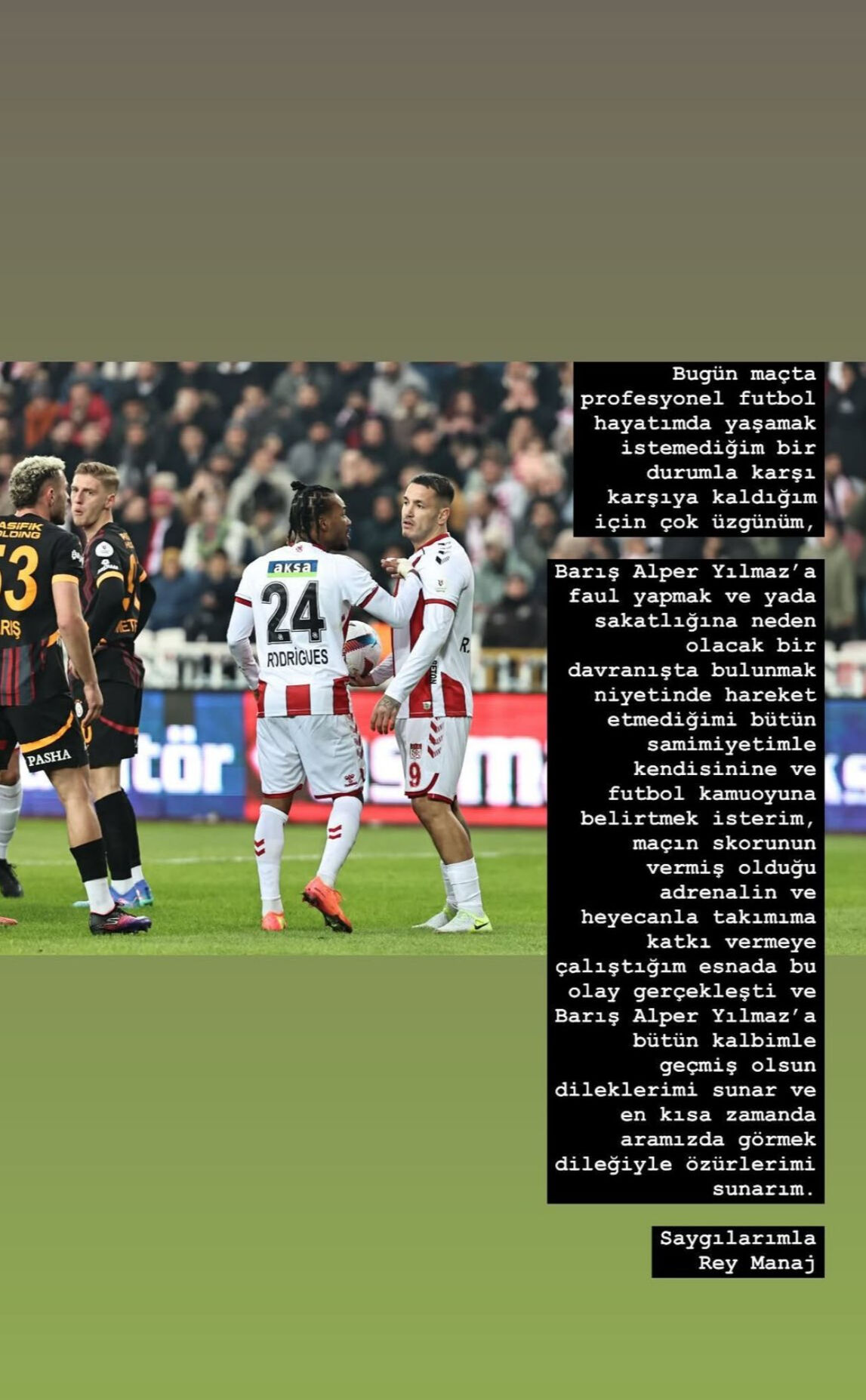 Barış Alper Yılmaz'ın babasından Ray Manaj'a çok sert tepki! Yüksel Yılmaz: Seninle mutlaka tanışacağız - 2. Resim