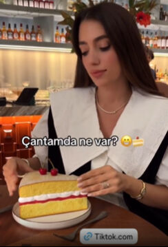 Rachel Araz ünlü bir markanın pasta dilimli çantasını satın aldı! Fiyatı dudak uçuklattı - 1. Resim