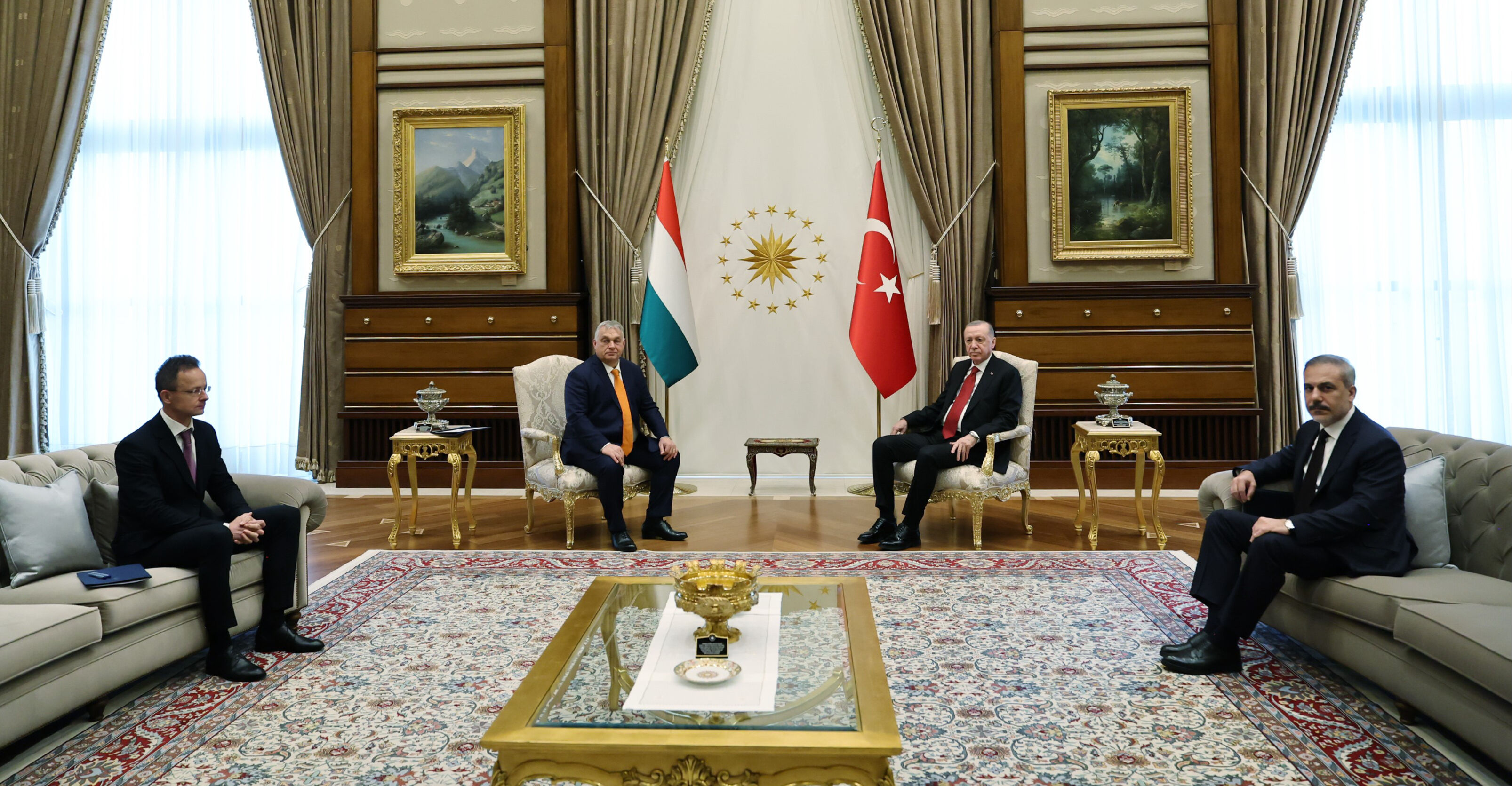 Cumhurbaşkanı Erdoğan, Viktor Orban ile görüştü - 1. Resim