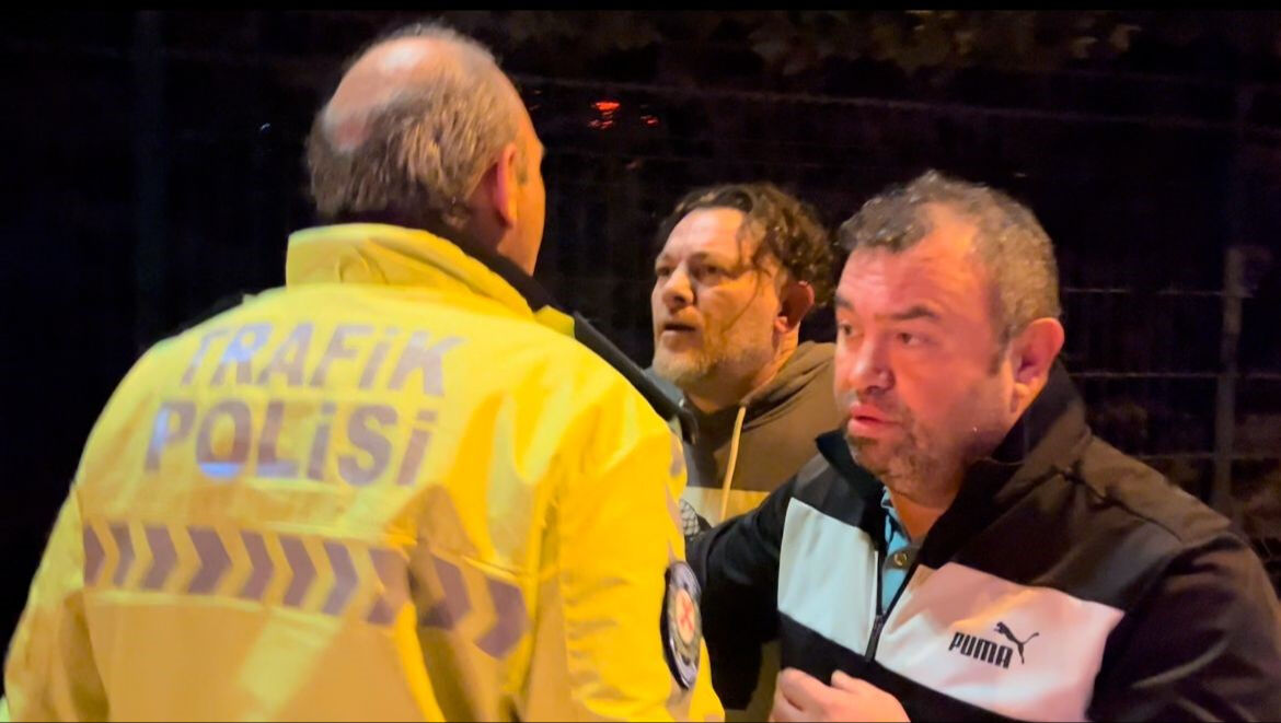 Polisin üzerine yürüyen alkollü sürücü, 