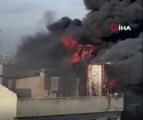 İstanbul'da iki ilçede korkutan yangın! Alevler kısa sürede etrafı  sardı - 3. Resim