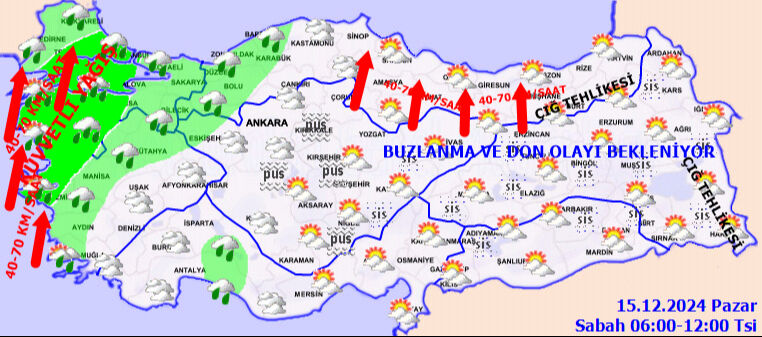 Meteoroloji'den kar, sağanak, fırtına ve çığ uyarısı! Birçok il alarm verdi, kuvvetle geliyor - 3. Resim
